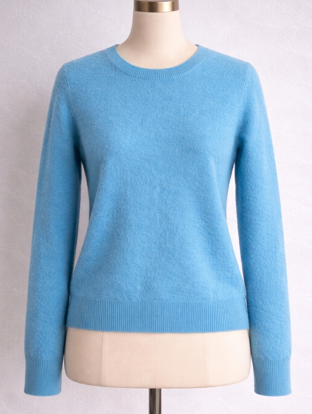 Nordstrom 100% Cashmere Sweater Blue XL Soft Luxury Knit